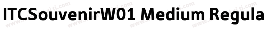 ITCSouvenirW01 Medium Regular字体转换